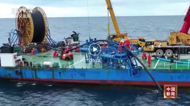 全球首台套6000m级深海采矿非金属非粘结智能柔性混输管顺利通过南海海试