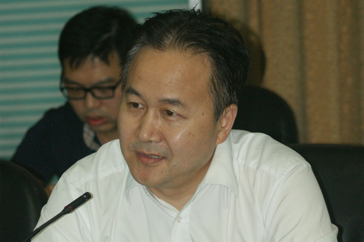 汽车腐蚀与防护专业委员会主任、奇瑞汽车股份有限公司院总工兼材料工程部部长孙卫健先生发表致辞（摄影：赵泽南）