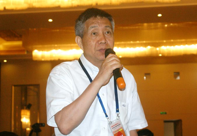 张统一院士就洪友士教授的特邀报告进行提问讨论